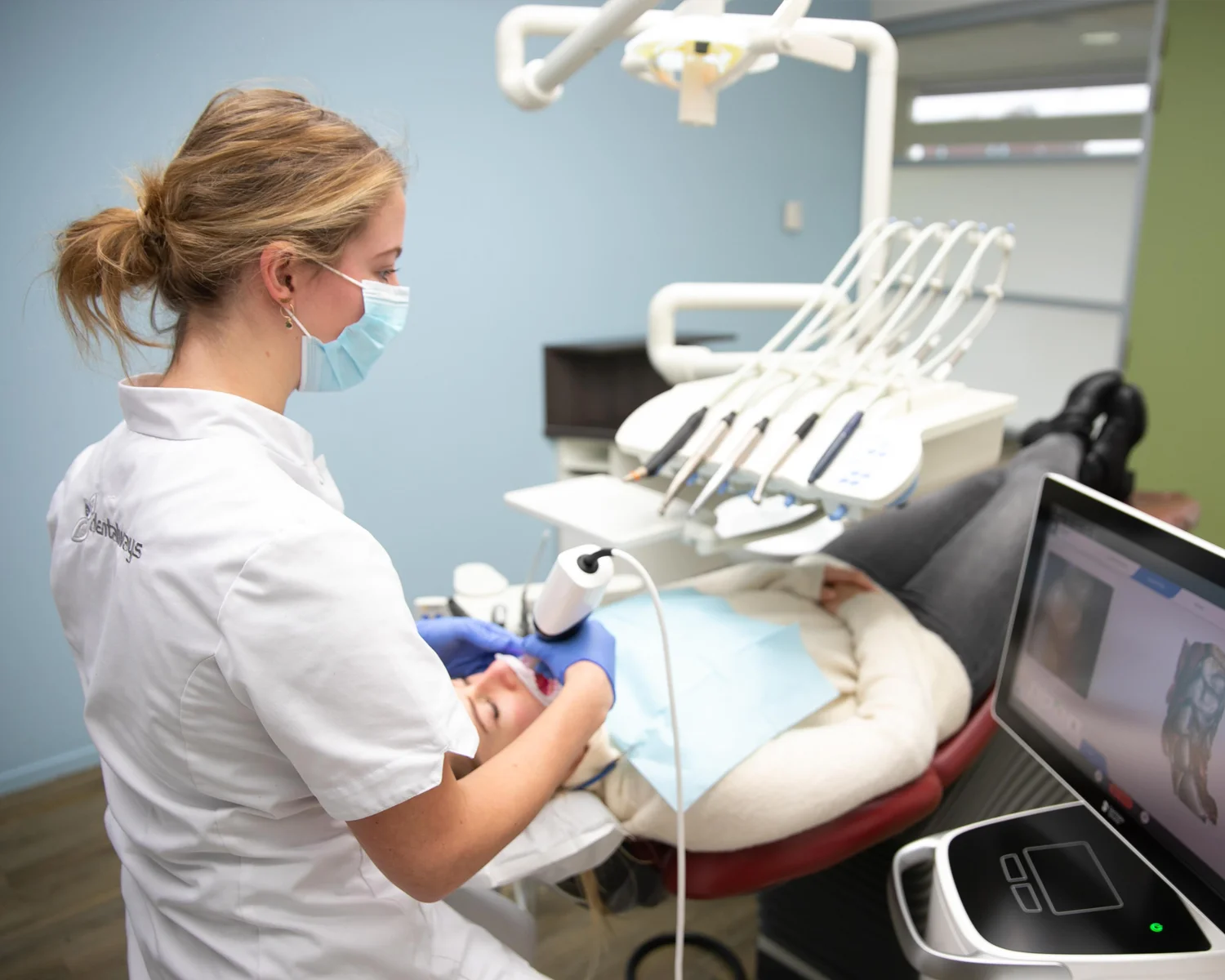 CEREC behandeling in actie